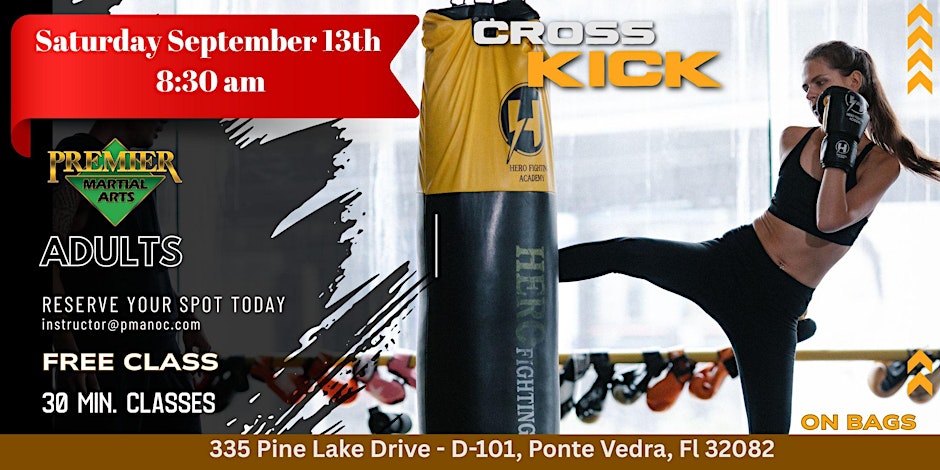 Saturday, September 13
FREE Crosskick Workout 
